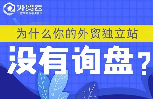 為什么你的外貿企業獨立站沒有詢盤？